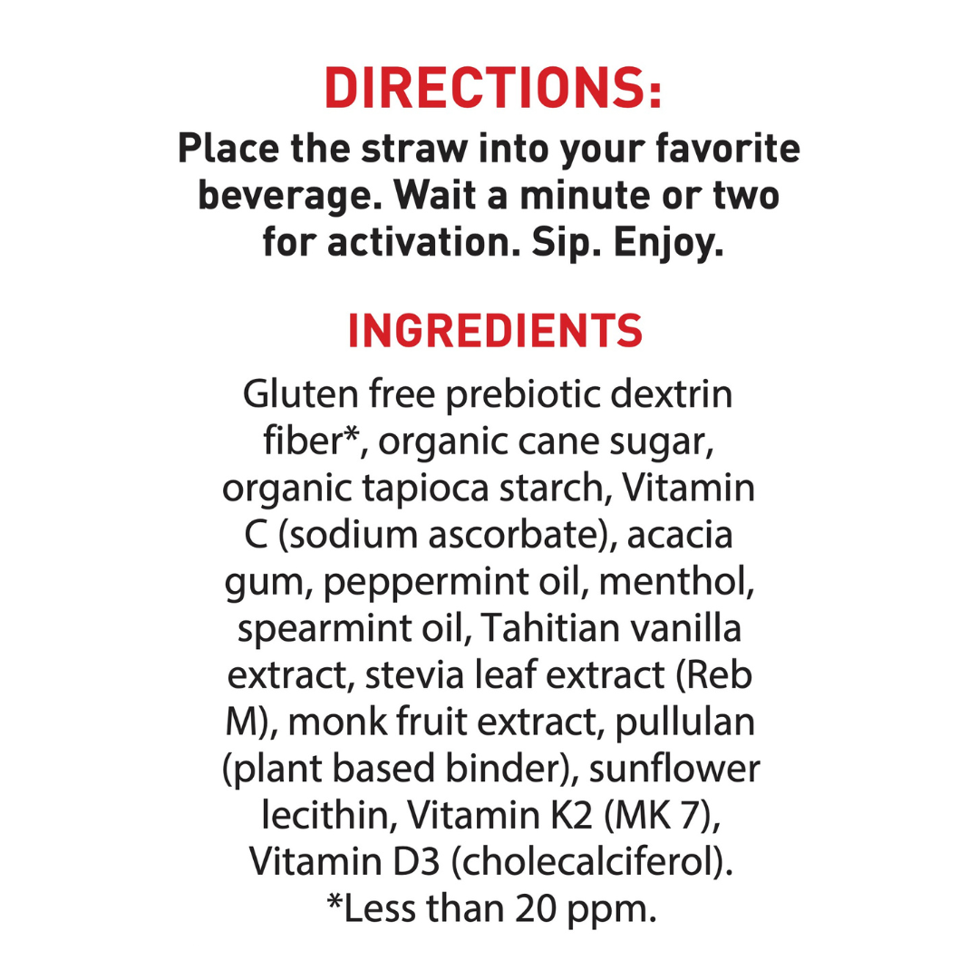 Whitney Johns Winter Wellness Straw™ - Candy Cane