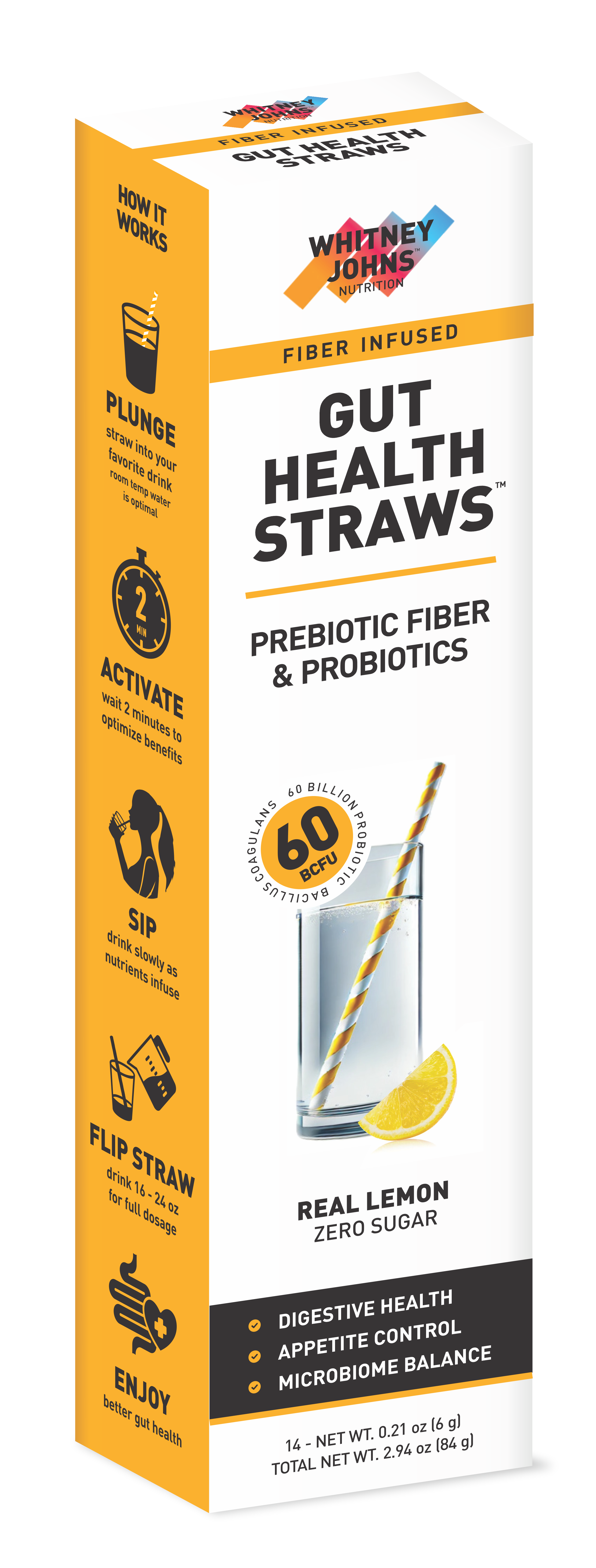 Whitney Johns Gut Health Straws™