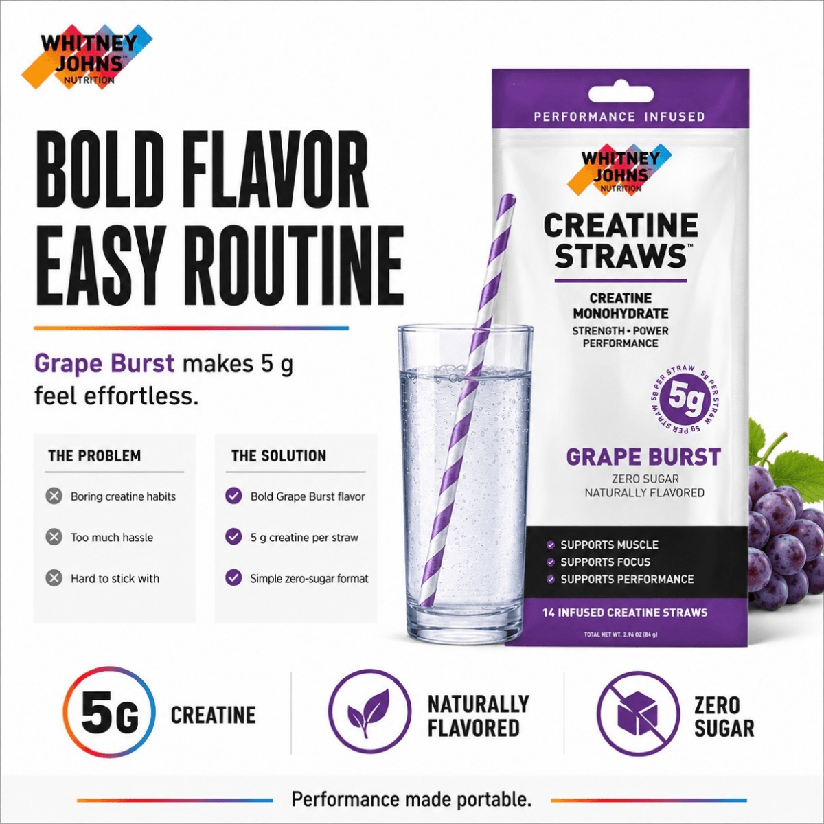 Creatine Straws