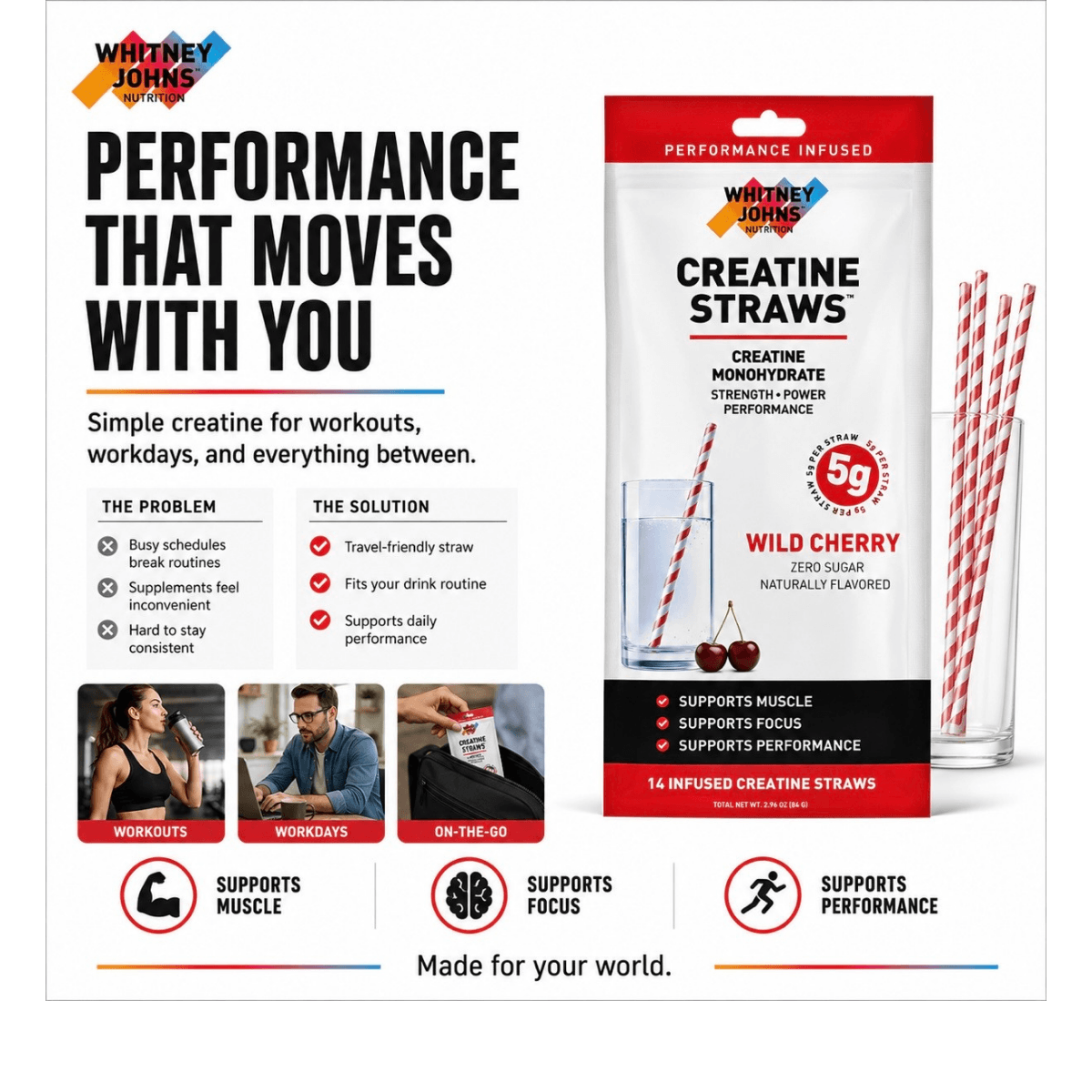 Creatine Straws