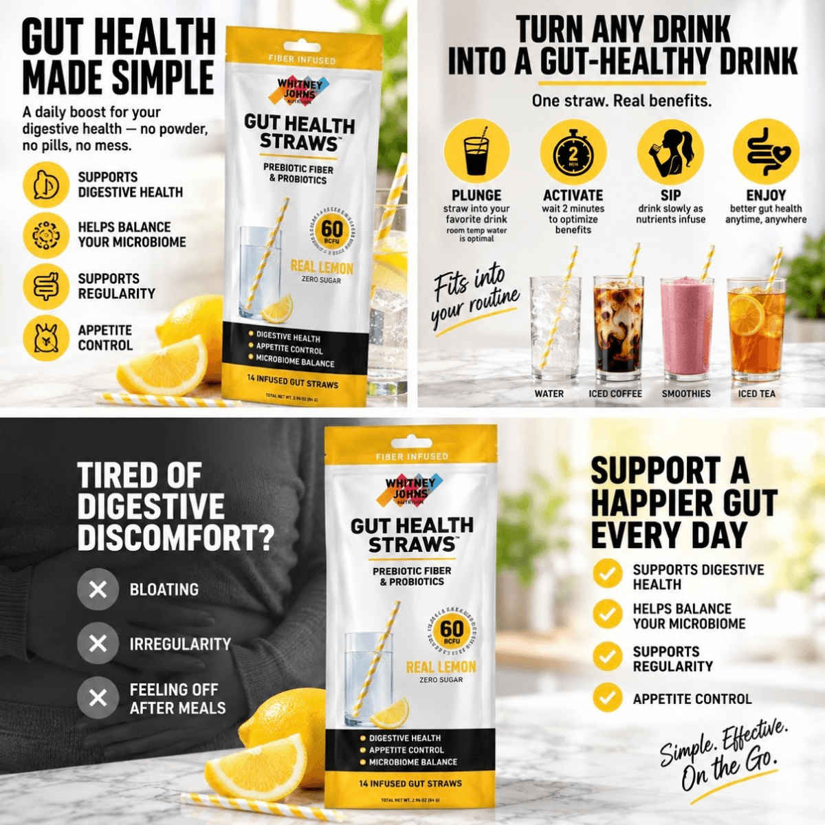 Gut Health Straws